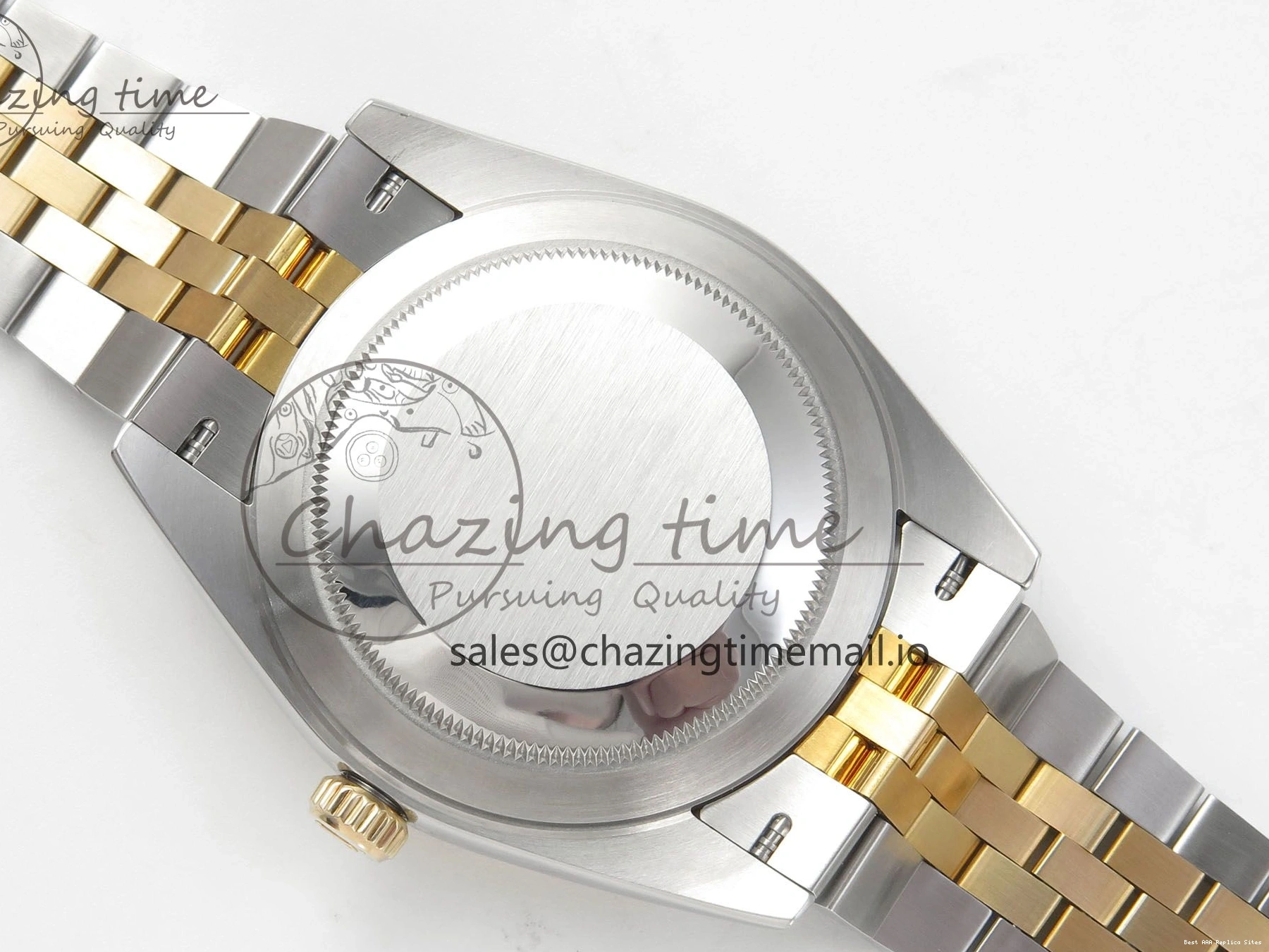 AAA Replica Watches on SS YG Dial DateJust SA Bracelet MOP 1:1 Jubilee Best White Diamond YG 299 Edition 3EF 41mm Chic SS 126333 0106